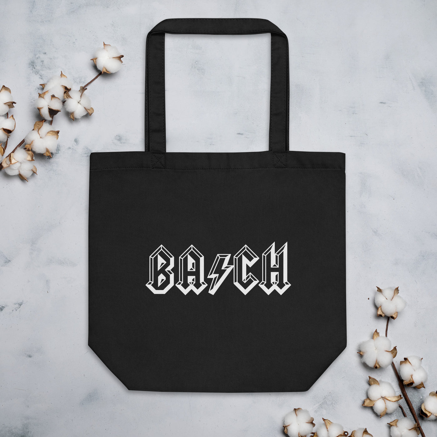 Eco Bach in Black Tote Bag