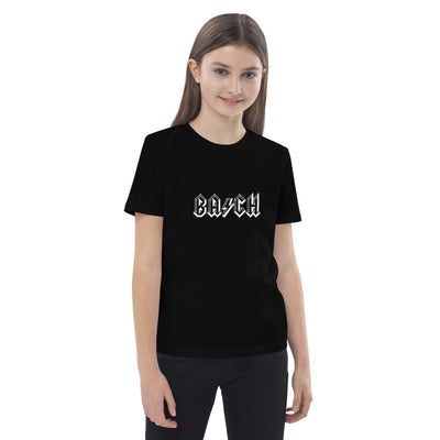 Kids Organic Bach in Black T-shirt