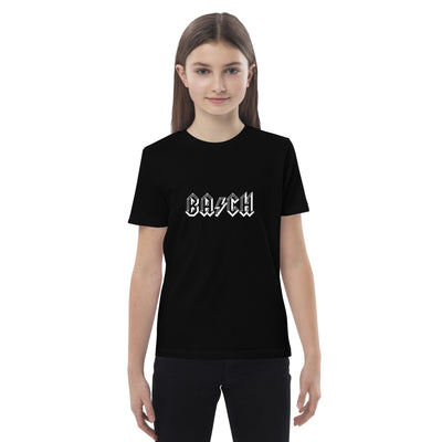 Kids Organic Bach in Black T-shirt