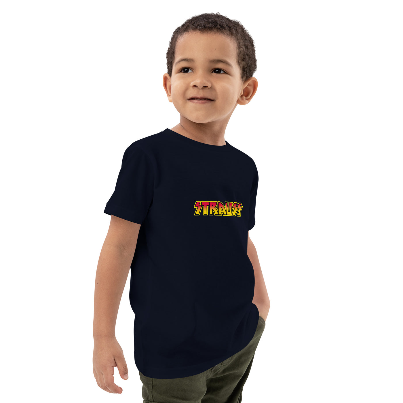 Kids Organic Strauss/Kiss T-shirt