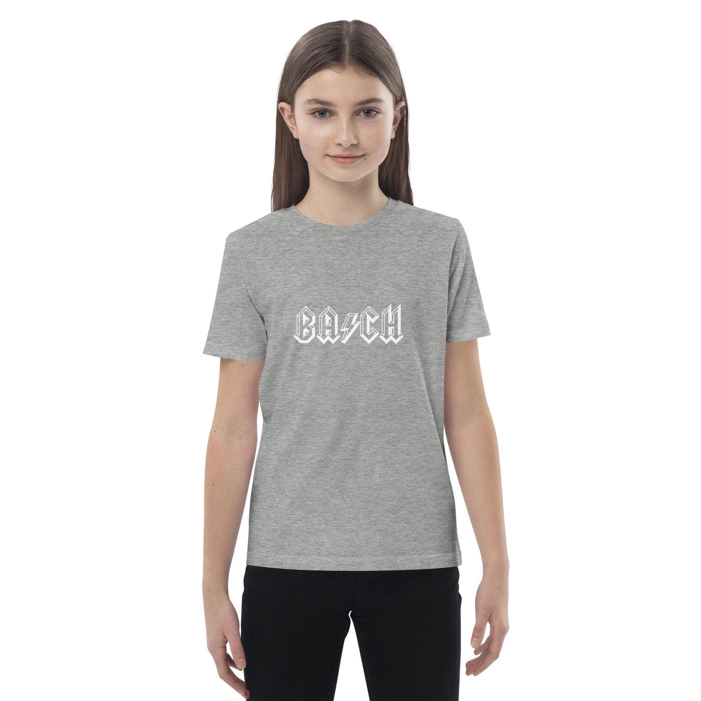 Kids Organic Bach in Black T-shirt