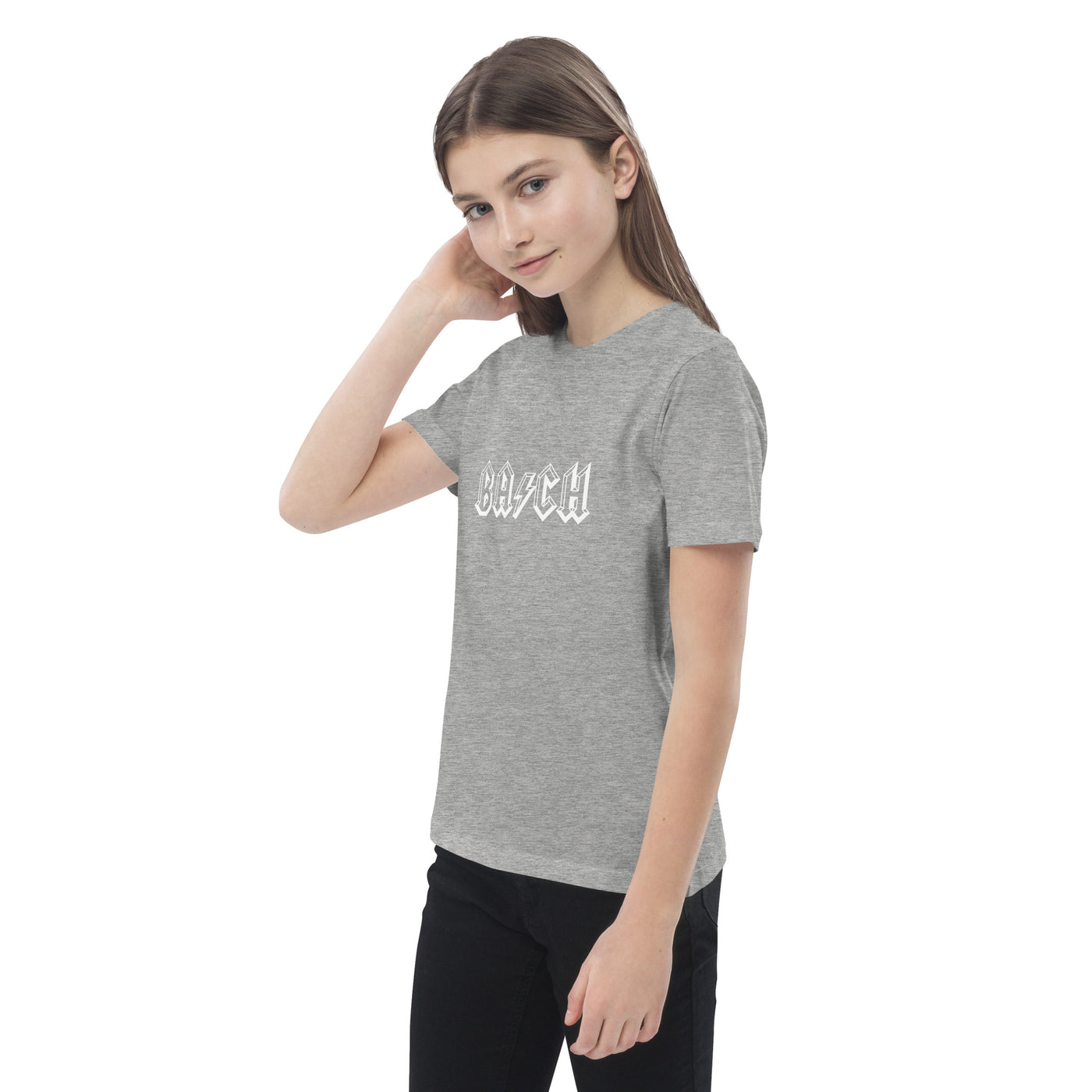 Kids Organic Bach in Black T-shirt