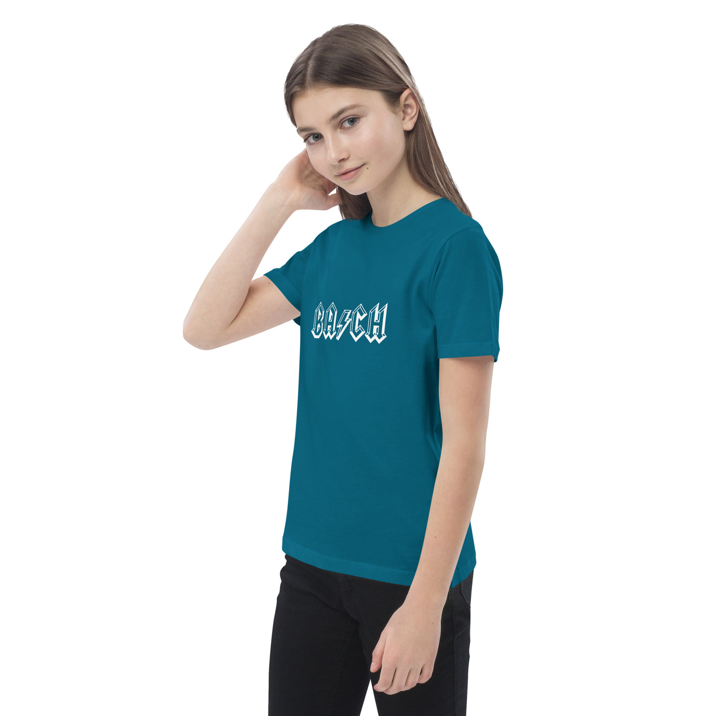 Kids Organic Bach in Black T-shirt