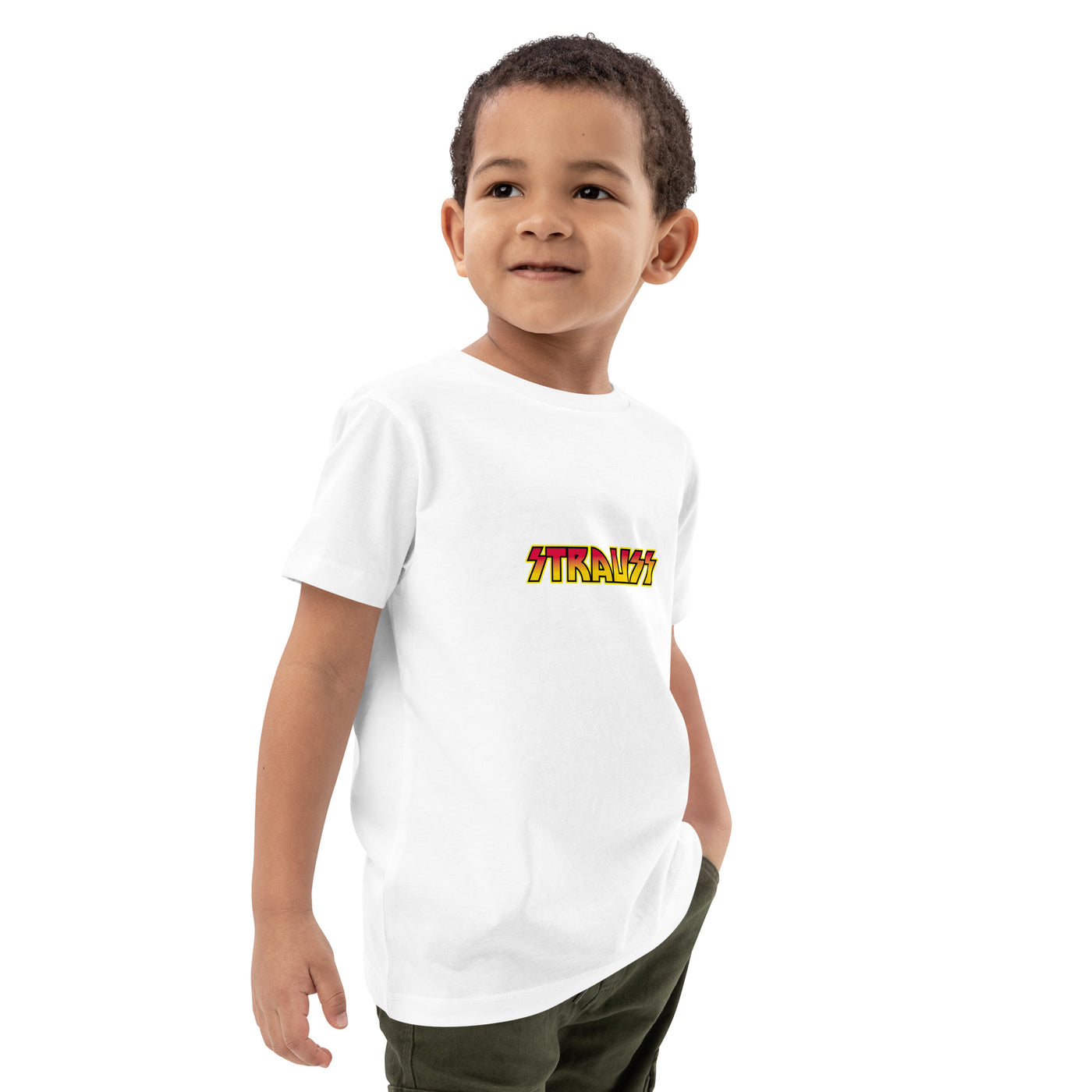 Kids Organic Strauss/Kiss T-shirt