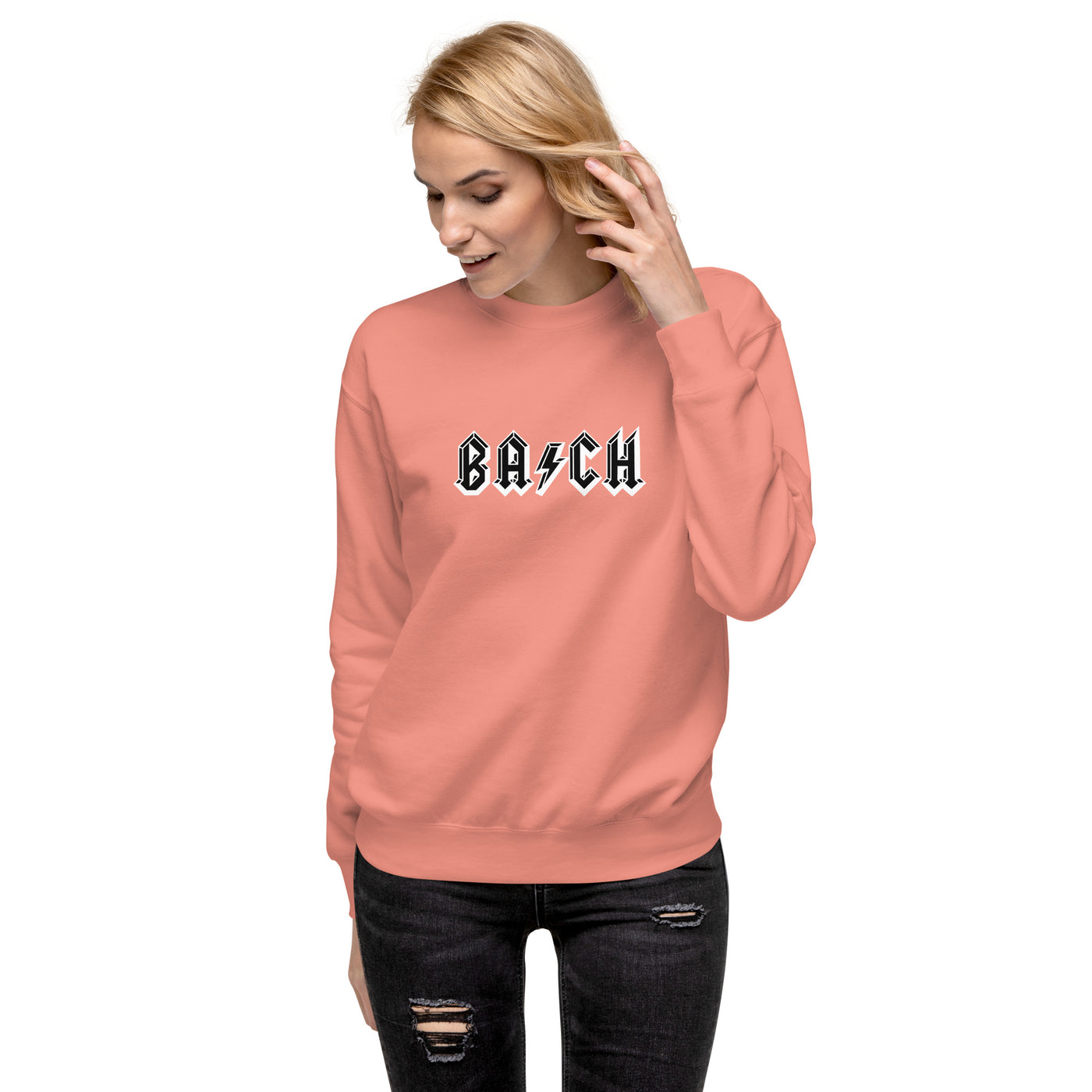 Unisex Bach in Black Sweatshirt