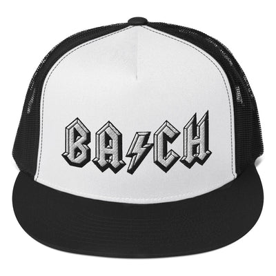 Bach in Black Trucker Cap