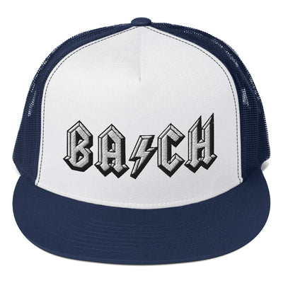 Bach in Black Trucker Cap