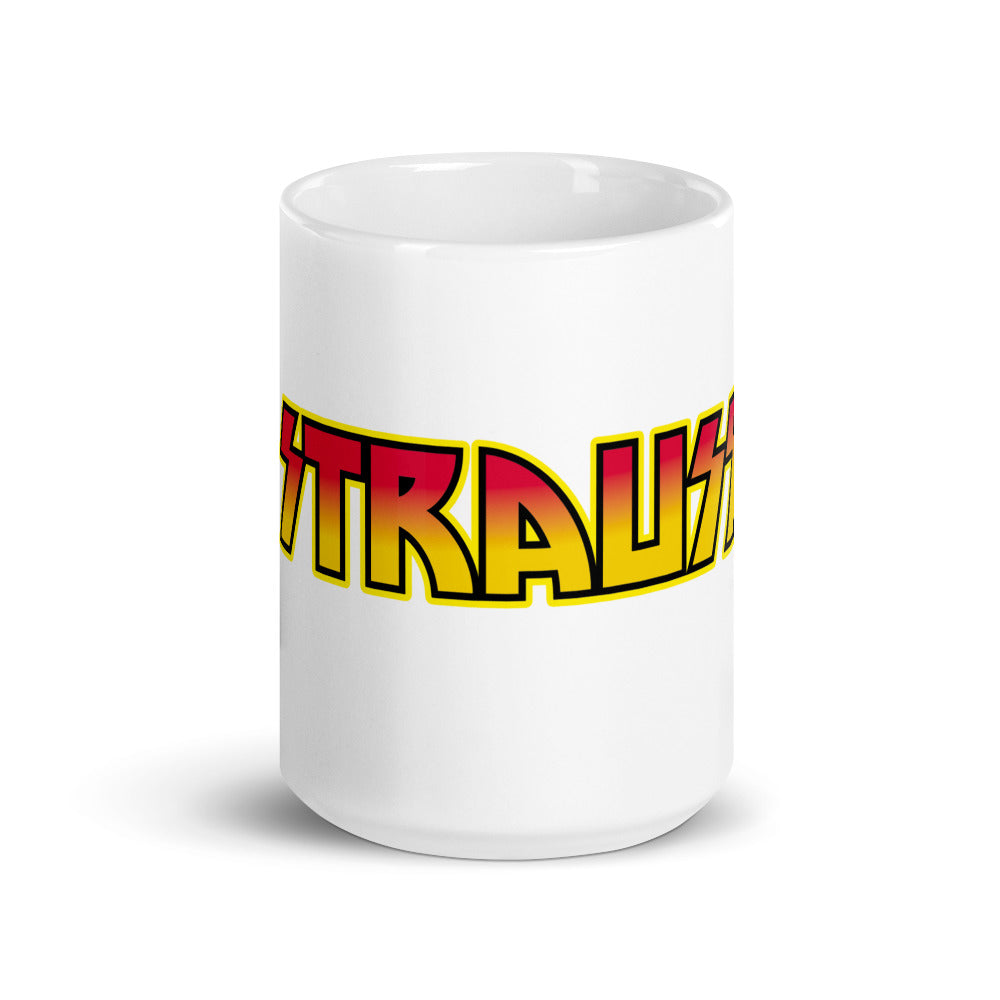 Strauss/Kiss white mug