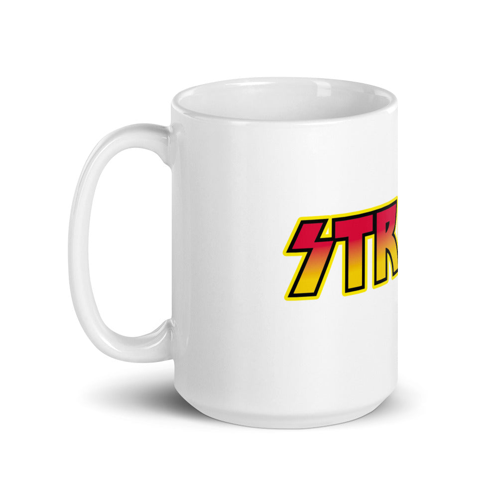 Strauss/Kiss white mug