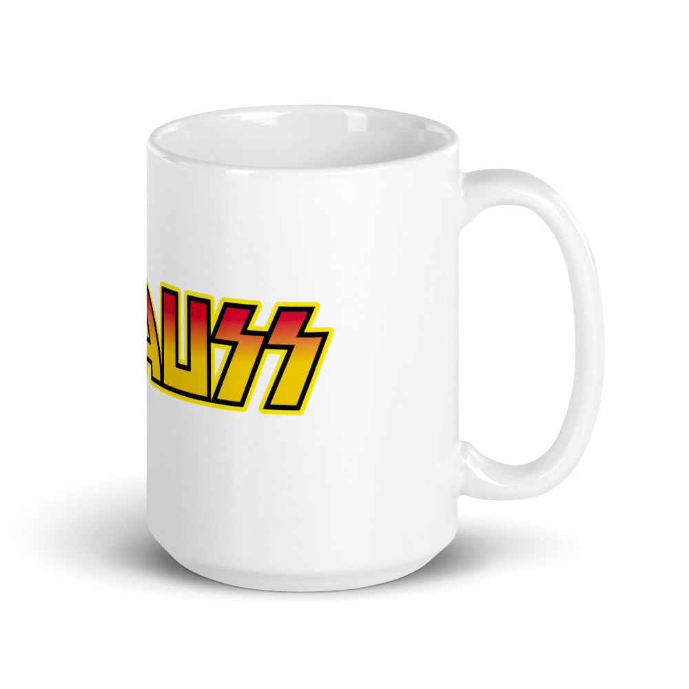 Strauss/Kiss white mug